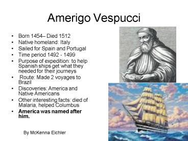 amerigo vespucci pictures|amerigo vespucci fun facts.